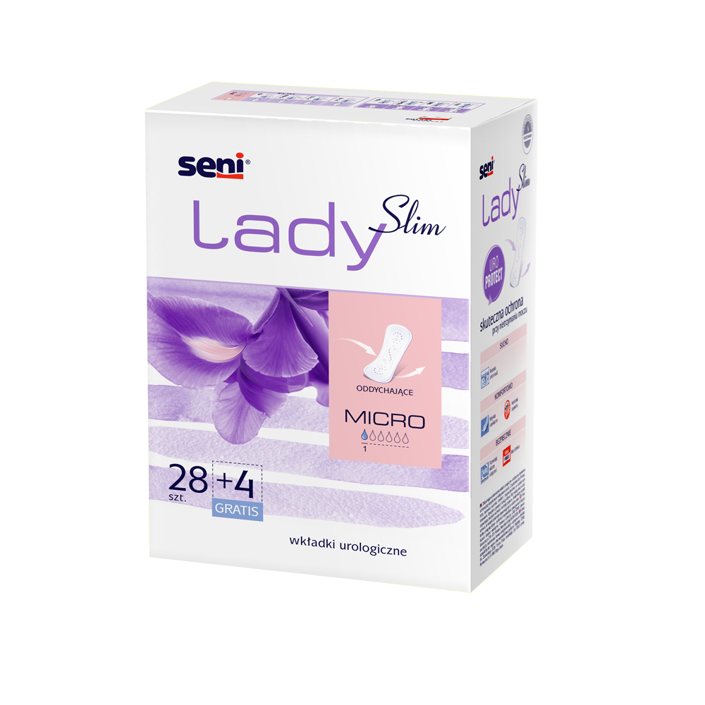 Wkładki urologiczne SENI LADY SLIM Micro