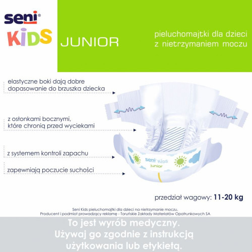 Pieluchomajtki Seni Kids Junior