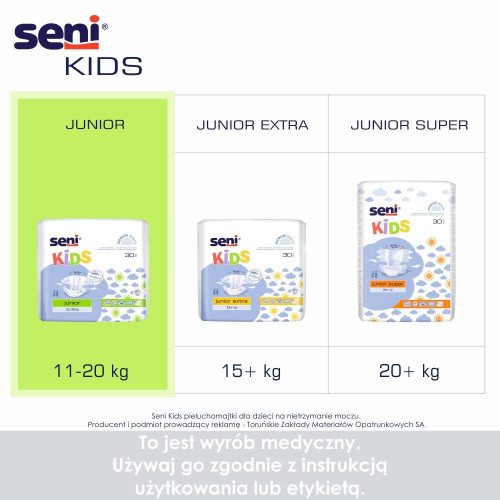 Pieluchomajtki Seni Kids Junior