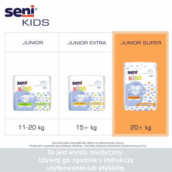 Pieluchomajtki Seni Kids Super