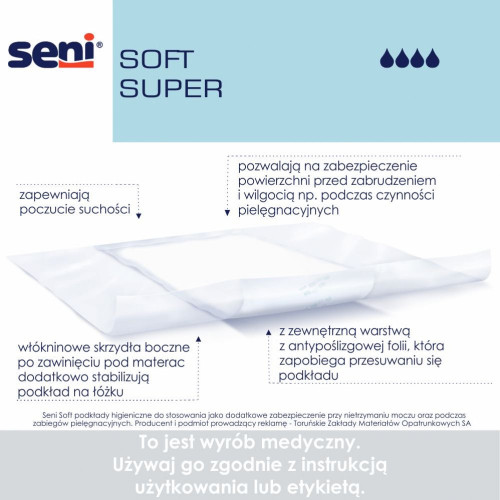 Podkłady jednorazowe Seni Soft Super